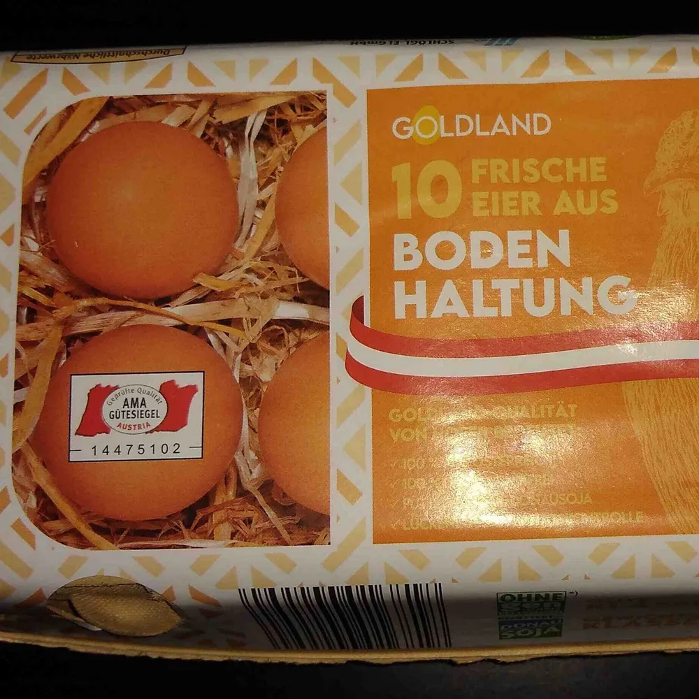 Eier aus Bodenhaltung