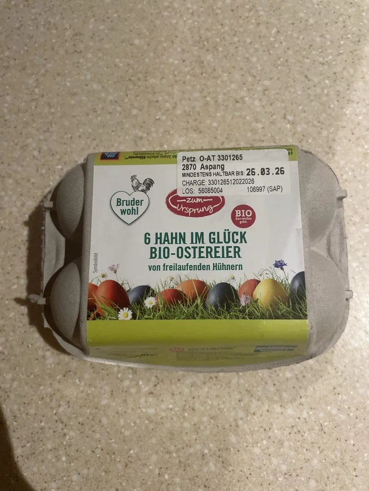 Eier gekocht