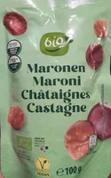 Maronen, geschält, gegart
