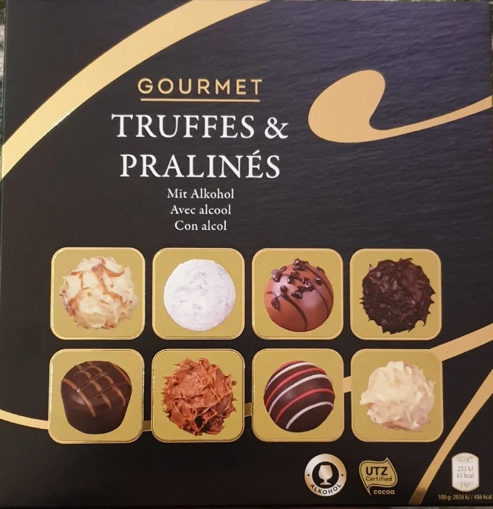 Truffes & Pralinés avec alcool