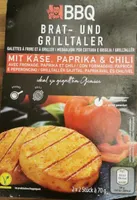 Brat- und Grilltaler mit Käse, Paprika & Chili