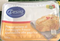 Preparazione di formaggio fresco spalmabile alla paprika