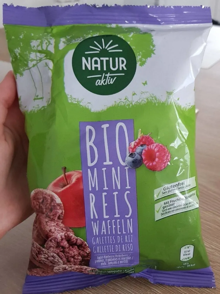Natur aktiv bio mini reis waffeln