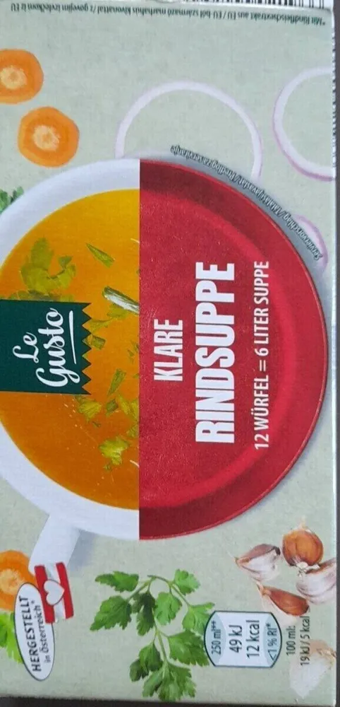 klare Rindsuppe