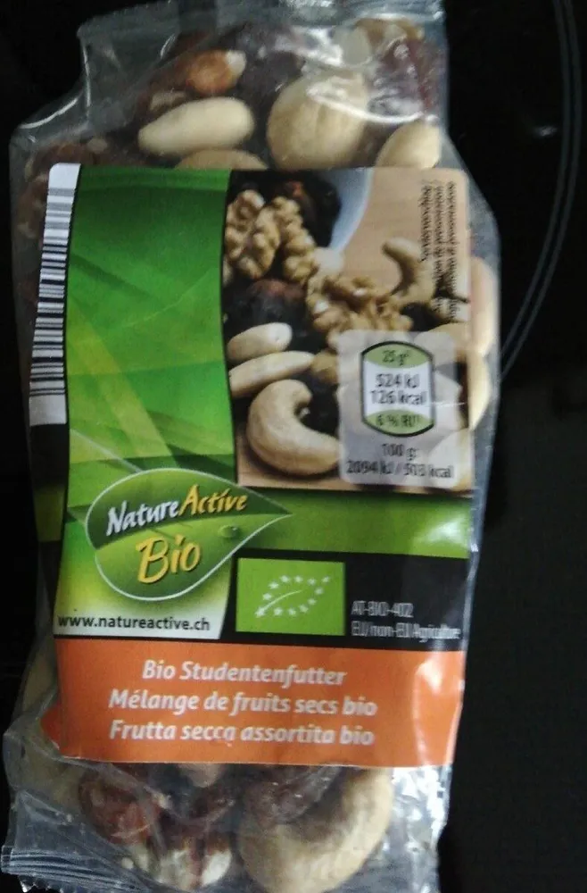 Mélange de fruits secs bio