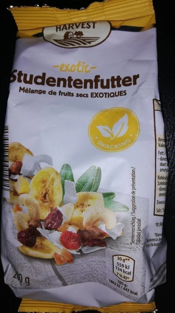 Mélange de fruits secs exotiques