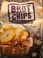 Chips de pain à l'ail
