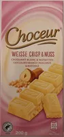 Weiße Crisp & Nuss Schokolade
