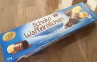 Schoko Waffelröllchen Gauffrettes au chocolat au lait
