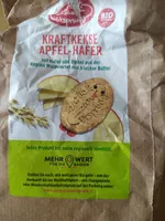 Kraftkekse Apfel-Hafer