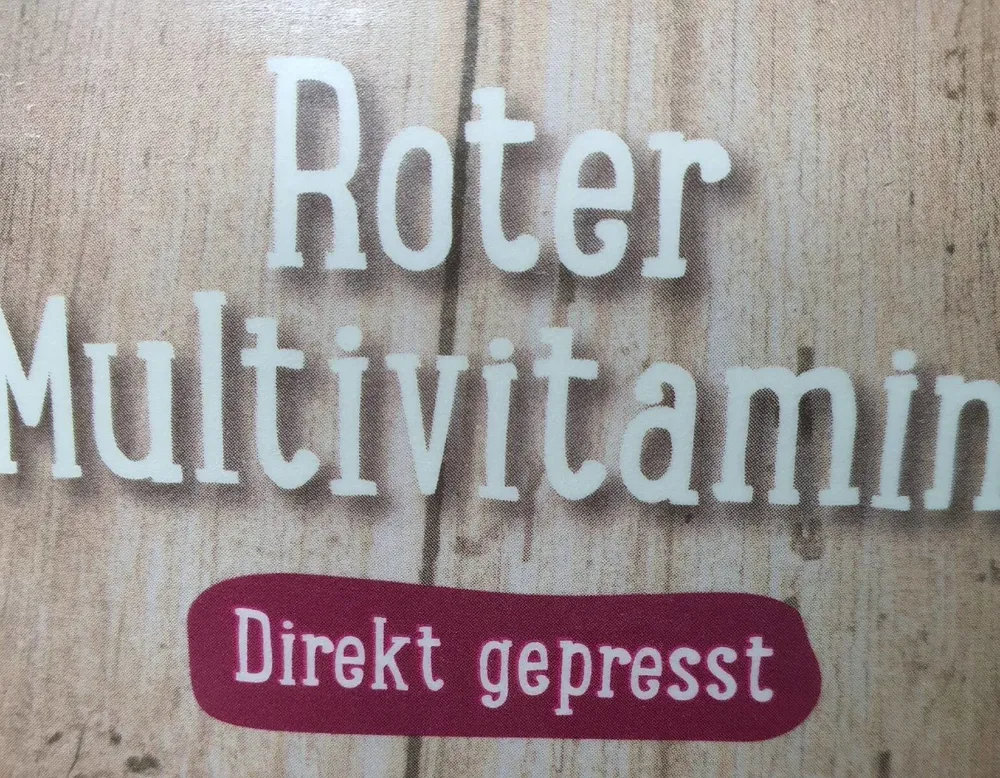 Roter Multivitamin