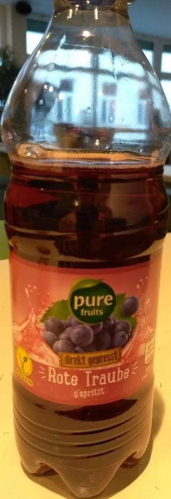Rote Traube g'sprizt