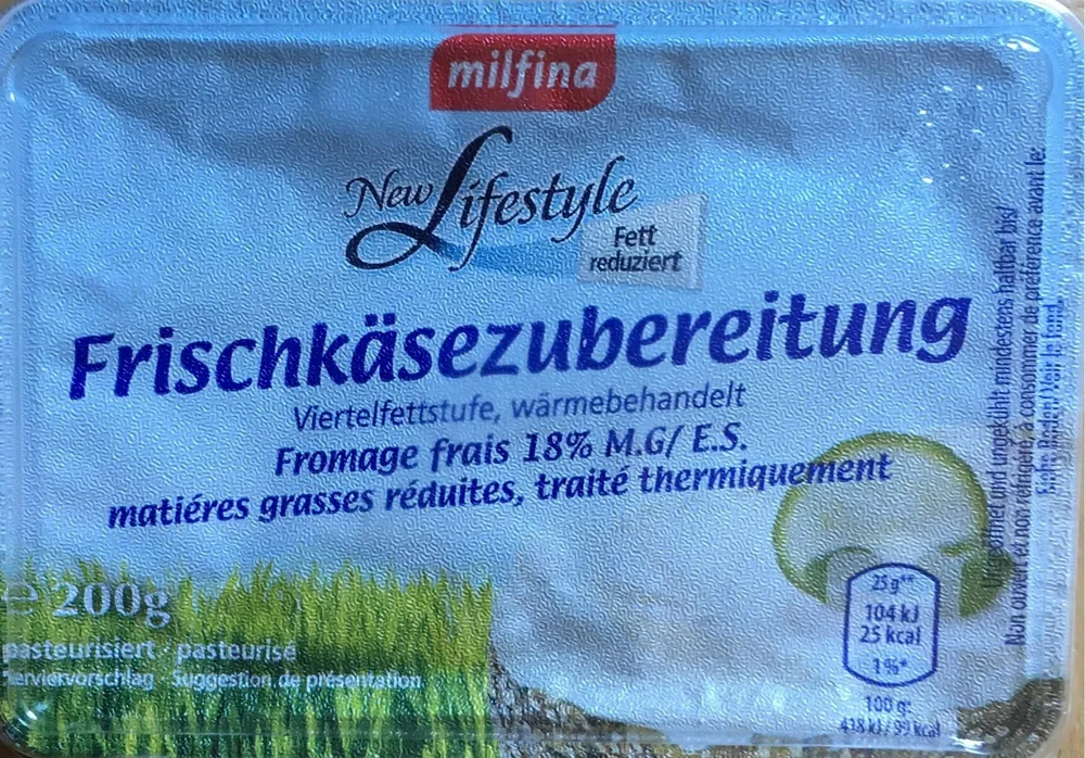 Fromage frais 18% M.G/E.S.