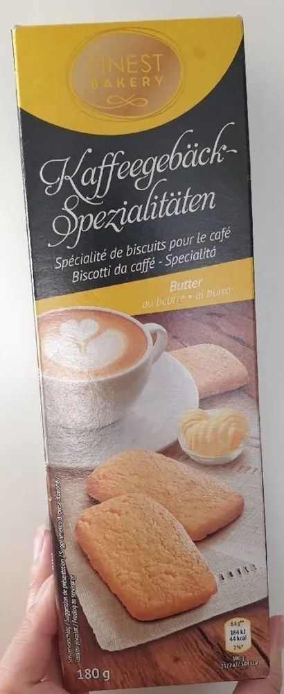 Kaffeegebäck-Spezialitäten Butter