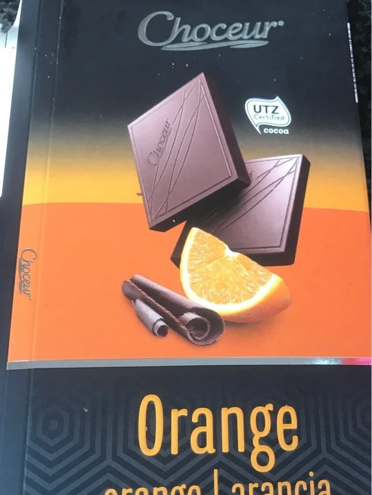 Choclat noir à l'orange