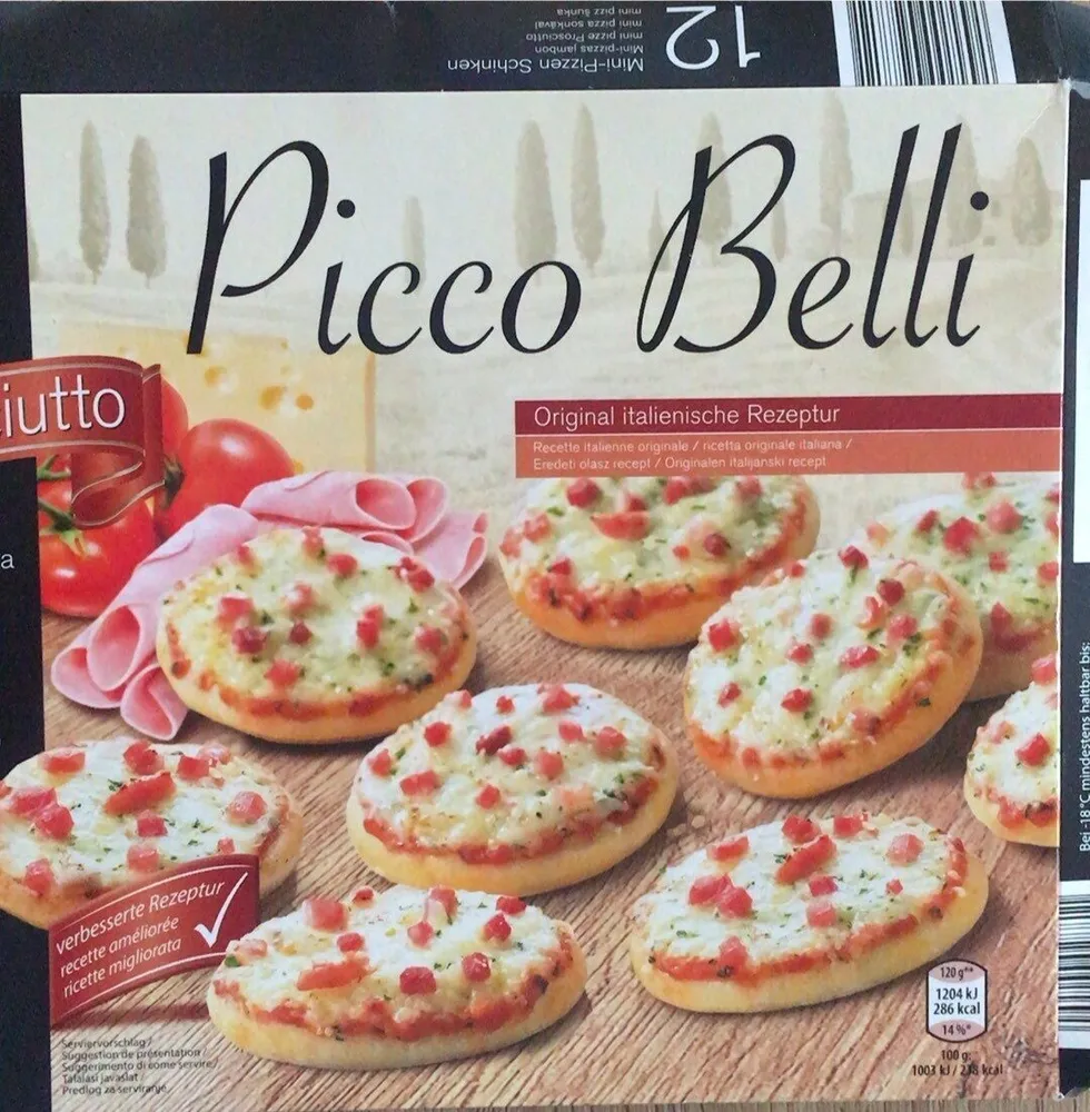 Mini-pizzas jambon