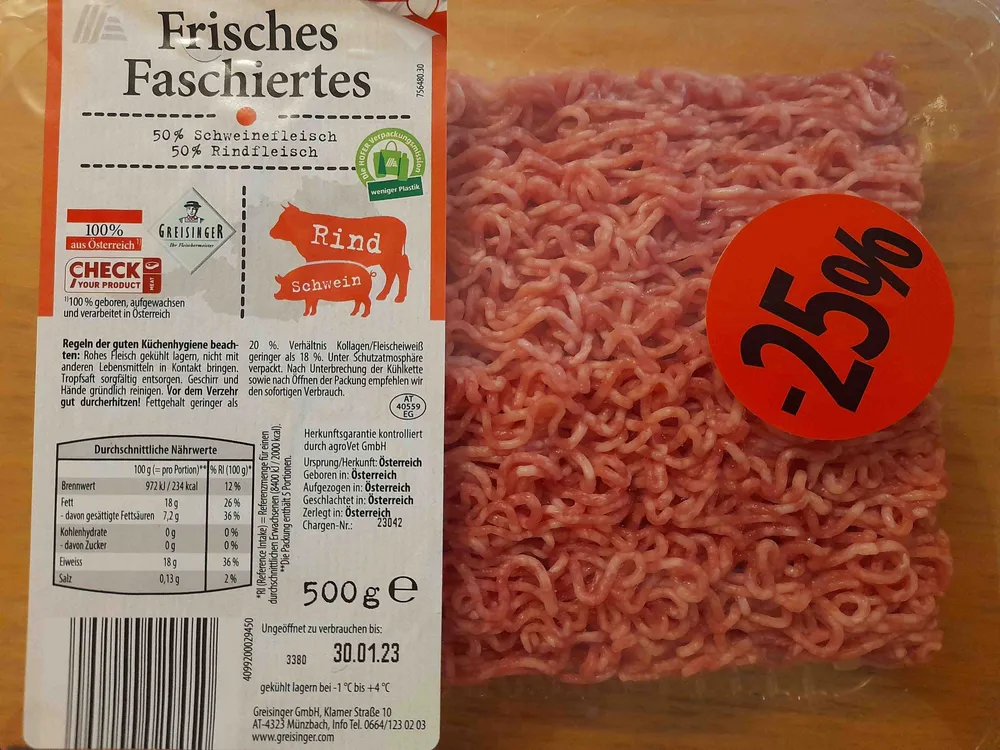 Frisches Faschiertes