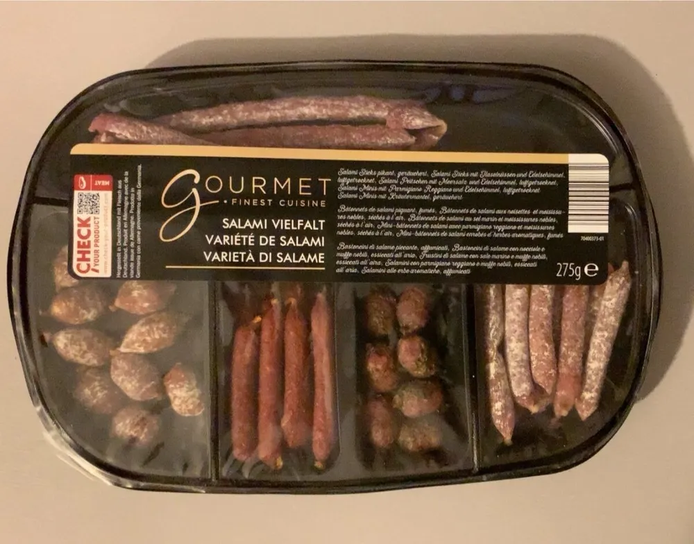 Variété de salami