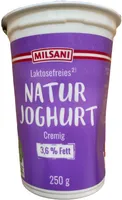 Laktosefreies Naturjoghurt