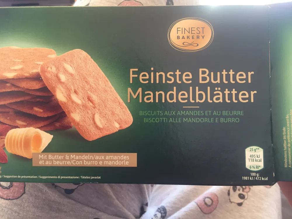 Biscuits aux amandes et au beurre