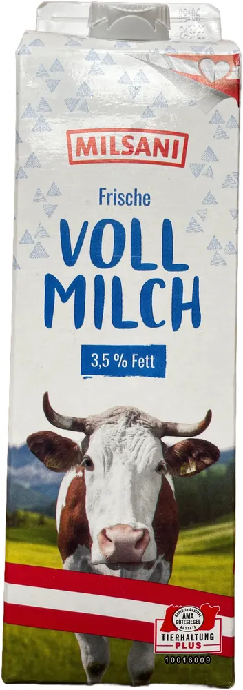 Frische Vollmilch