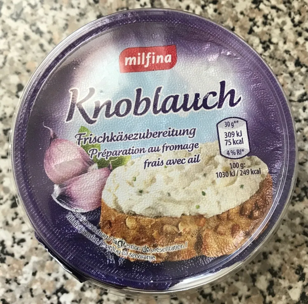 Knoblauch Frischkäse