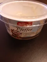 Pfeffer Frischkäsezubereitung