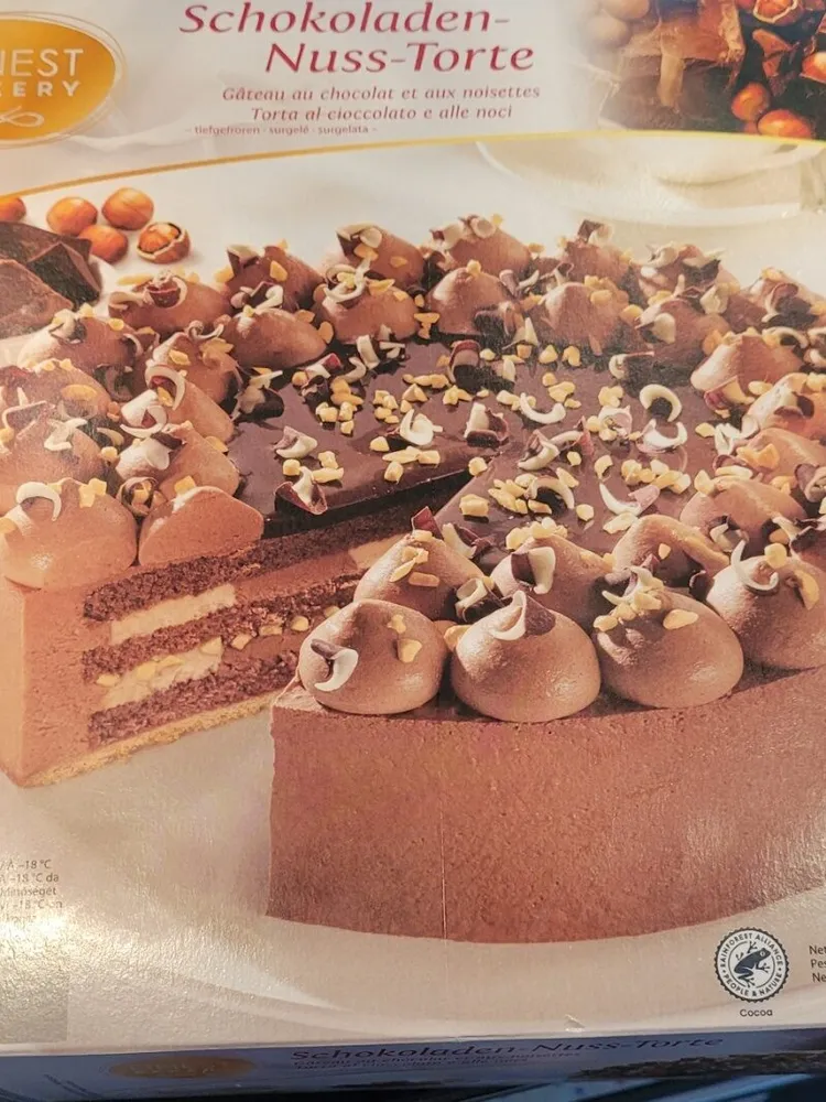 Nus-Schokoladen Torte