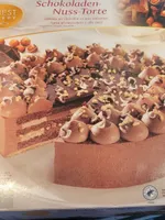 Nus-Schokoladen Torte