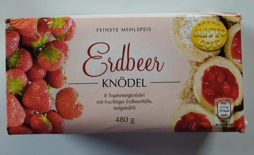 Erdbeerknödel
