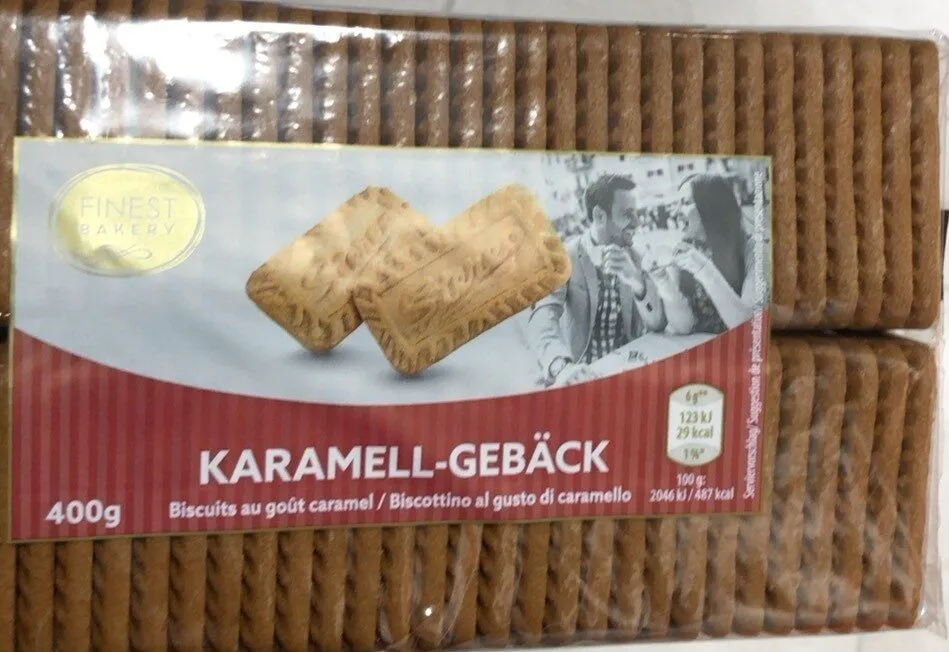 Biscuits gout caramel