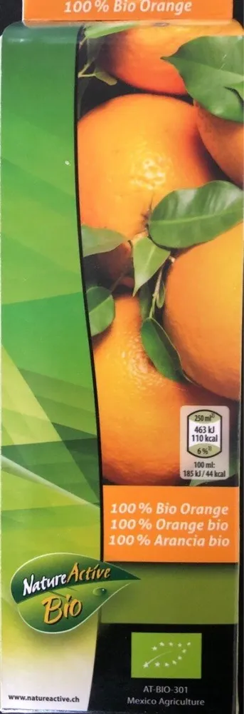 Jus d'oranges bio
