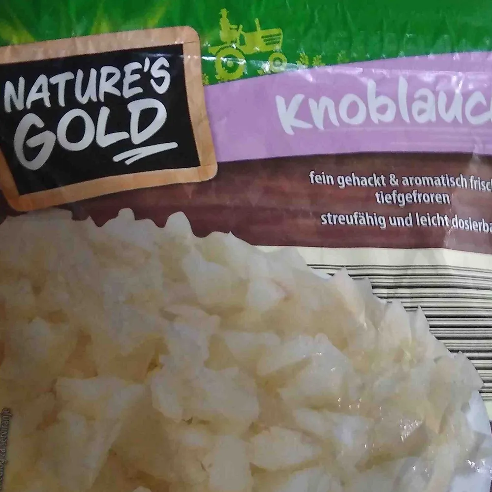 gefroren Knoblauchwürfel