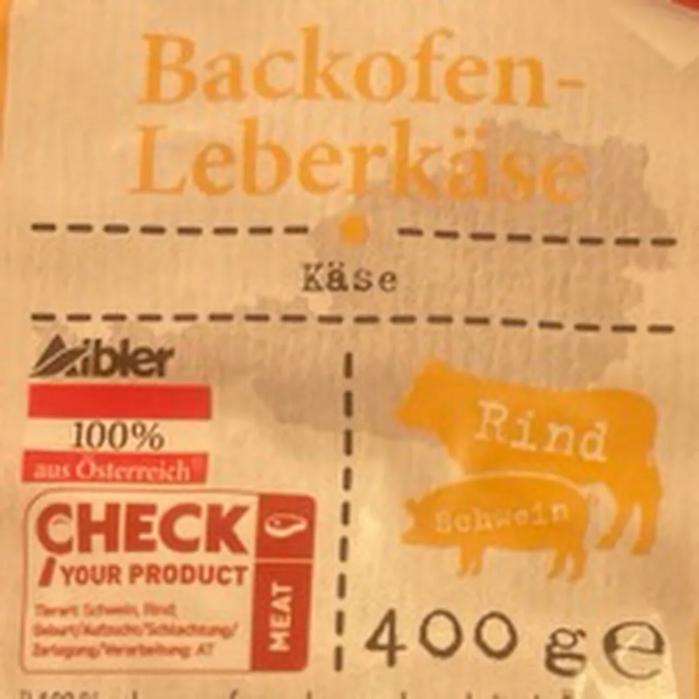 Backofen Kaese Leberkaese