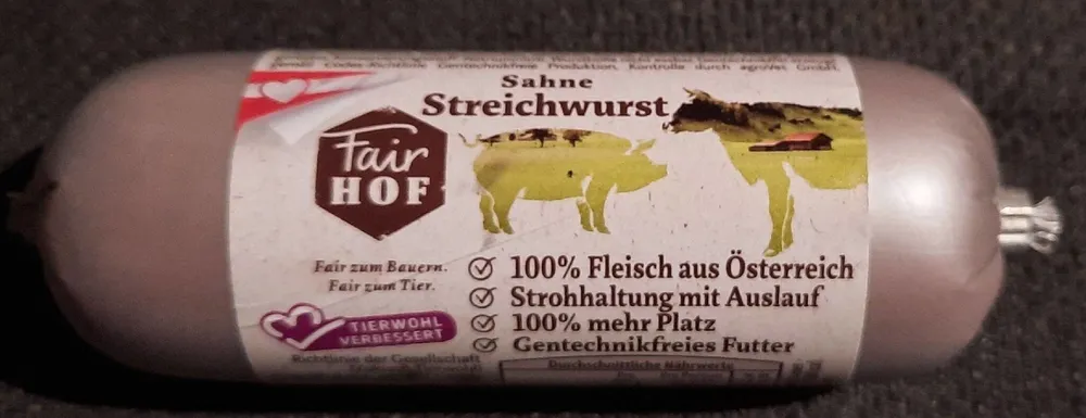 Sahne Streichwurst