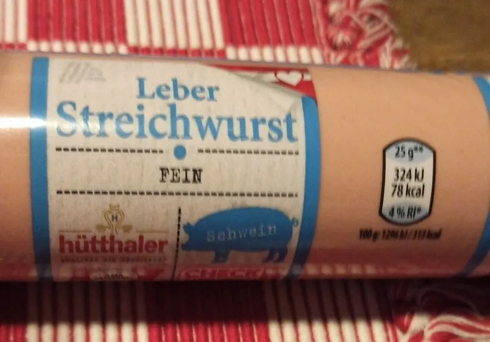 Leber Streichwurst fein