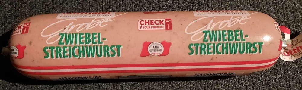 Grobe Zwiebel Streichwurst