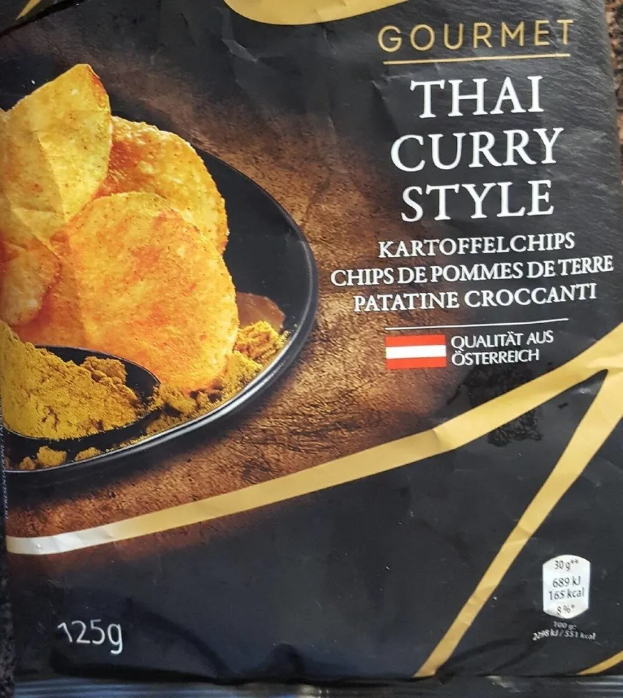 Thai Curry Style Kartoffelchips