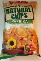 All natural chips paprika