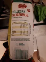 Vollkorn Weizen Mehl