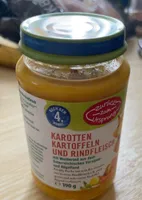 Karotten Kartoffeln und Rindfleisch