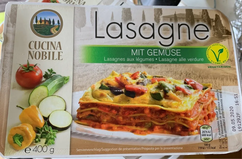 Lasagnes aux légume