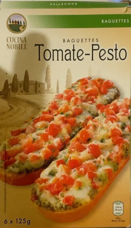 Baguette Tomate-Pesto