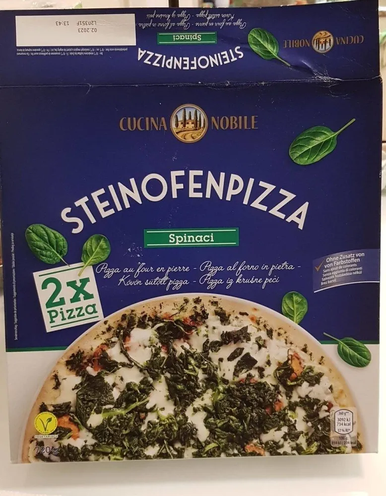 Pizza agli spinaci