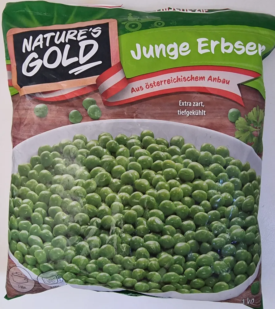 Junge Erbsen