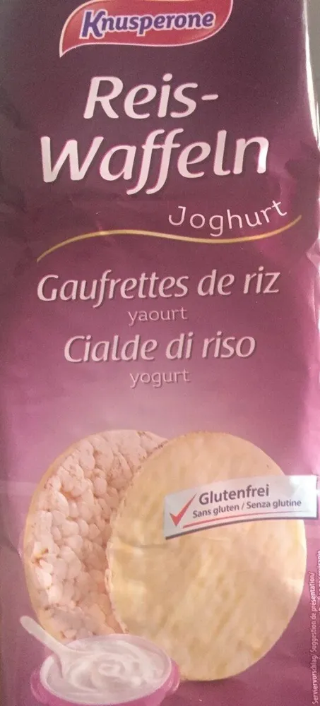 Gaufrettes de riz yaourt