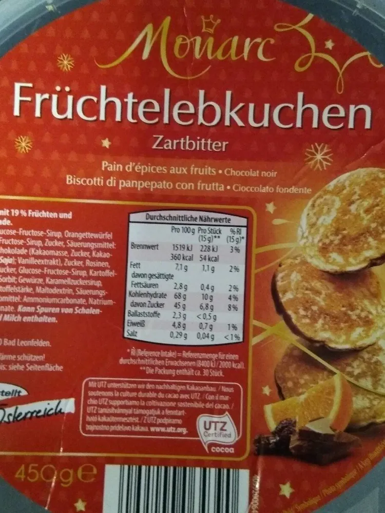 Früchtelebkuchen