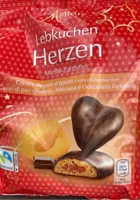 Lebkuchen Herzen Marille-Zartbitter