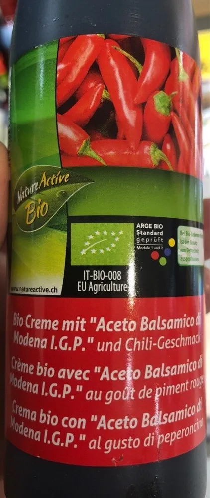 Creme bio aceito balsamico