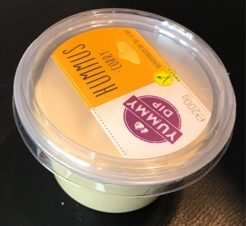 Houmous au curry